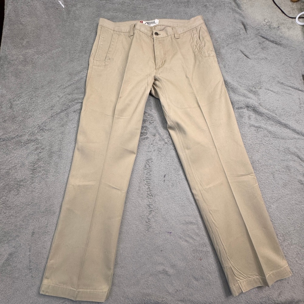 Mountain Khakis Mens Broadway Fit Khaki Cotton Casual Pants Tag‎ Size 38x30 EUC